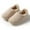 Khaki, variant on KANG Fleece Lined Closed Back Slippers Cozy Indoor Outdoor Shoes With Memory Foam Comfort Cushion For Warmth And Relaxation