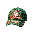 thumbnail image 3 of Basysin Merry Christmas Printed Baseball Cap Adjustable Curved Soft Lightweight Hat Breathable Casual Sun Hat Holiday Headwear for Men Women Winter Christmas Party Hat, 3 of 5