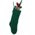 thumbnail image 5 of vnanda Holiday Stocking Decor 1pc Christmas Knitted Stocking Handmade Reusable Xmas Tree Hanging Gift Bag Sock Pendant Holiday Party Decoration Festival Gift, 5 of 8