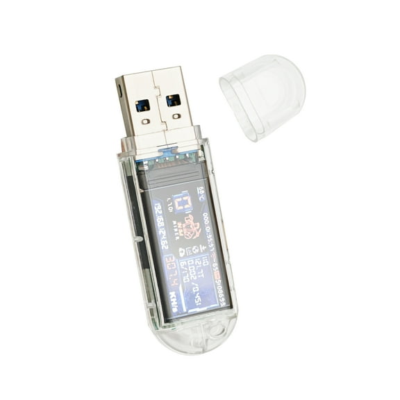 NerdMiner V2 300KH Nerdminer Dongle USB 3W Bitcoin Solo Lottery Miner Win BTC Miner with Low Power Consumption WiFi Connection USB-A Power