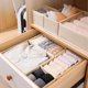 thumbnail image 5 of Laklulu - Caja de almacenamiento de tela plegable, paquete de 6, organizador de cajones para armario, tocador, cestas de tela, contenedores, divisores para ropa interior, sujetadores, calcetines, 5 of 6