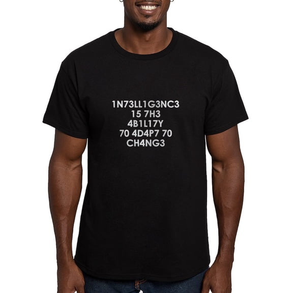 CafePress - Intelligence Men's Classic T Shirt - Men's Fitted T-Shirt
