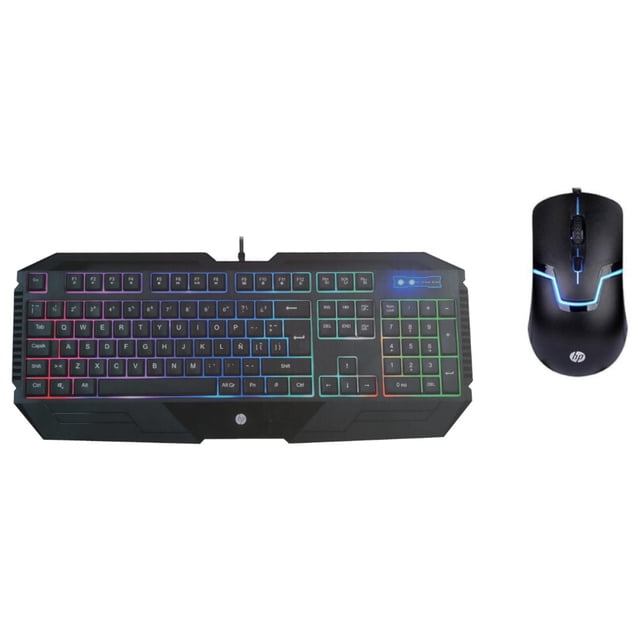 Teclado Gamer HP GK1100 Luz RGB Anti-ghosting Español con teclado