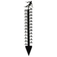 thumbnail image 2 of Cqxid Measuring Tools Under $10 Snow Garden Metal Snow Ruler Snow Measuring Ornaments Measuring Instrument Snowmobile Outdoor Snowflake Measuring Instrument Home Decor, 2 of 9