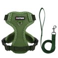 thumbnail image 1 of 4-point Adjustment Dog Harness and Leash Set for Small Dogs Reflective Mesh Dog Harness Vest Puppy Cat Chest Strap Pet Supplies ShopWise Round, 1 of 10