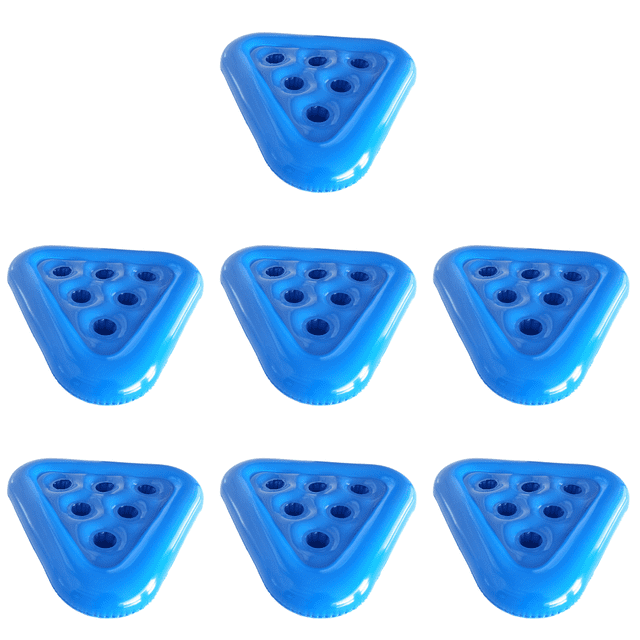 Portavasos para bebidas flotante inflable triángulo mesa de billar bandeja para Bar