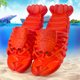 thumbnail image 1 of Pantuflas de langosta Chanclas de playa Sandalias divertidas de verano Zapatillas de casa XianweiShao  1327534015430, 1 of 1