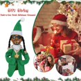 thumbnail image 3 of Snoop on A Stoop muñeca elfo de Navidad decoraciones para el hogar elfo en el estante muñeca artesanías 2023 regalo de vacaciones de Navidad para niños, 3 of 4