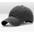 thumbnail image 1 of LinYooLi 13 Color! High Quality Washed Cotton Adjustable Solid Color Baseball Cap Unisex Couple Cap Fashion Leisure Dad Hat Snapback Cap, 1 of 6