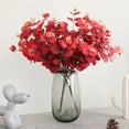 thumbnail image 4 of Yoone Artificial Flower Realistic Looking Vibrant Color Attractive Faux Eucalyptus Flower Dining Table Fake Plant Decor for Home, 4 of 6