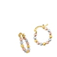 thumbnail image 2 of Arracadas Esferas Facetadas 1.8 Cm Oro 14 K Joyería M De León Arracadas Esferas, 2 of 3