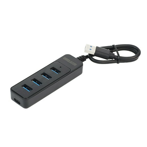 4-Port High-Speed USB 3.0 Hub 30CM USB Splitter Adapter, Expansion Dock for Fast Data Transfer, Multi-Device Support