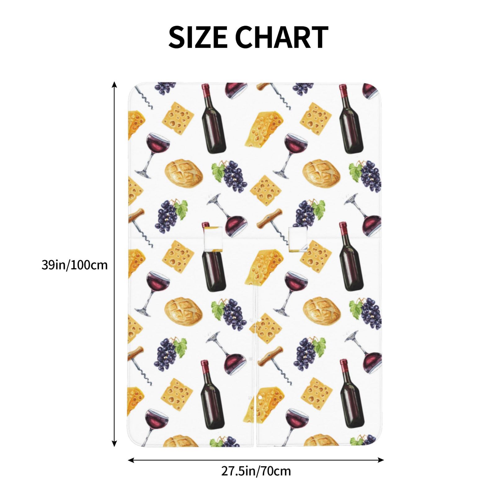 Car Seat Cover Baby - Wine Cheese grape Print Breathable Infant Car Seat Cover for Baby Carseat, Lightweight Comfort Baby Essentials Must Haves Newborn Stuff for Girl Boy