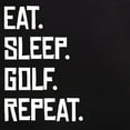 thumbnail image 3 of CafePress - Eat Sleep Golf Repeat Pajamas - Men's Dark Loose Fit Cotton Pajama Set, 3 of 7