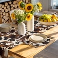 thumbnail image 4 of Cow Patterned Round 15 Inch Placemats Set of 2, Vintage Farmhouse Abstract Country Western HeatResistant Non Slip Place Mats for Dining Table, Wipeable Braided Kitchen Table Mats for Housewarming, 4 of 9