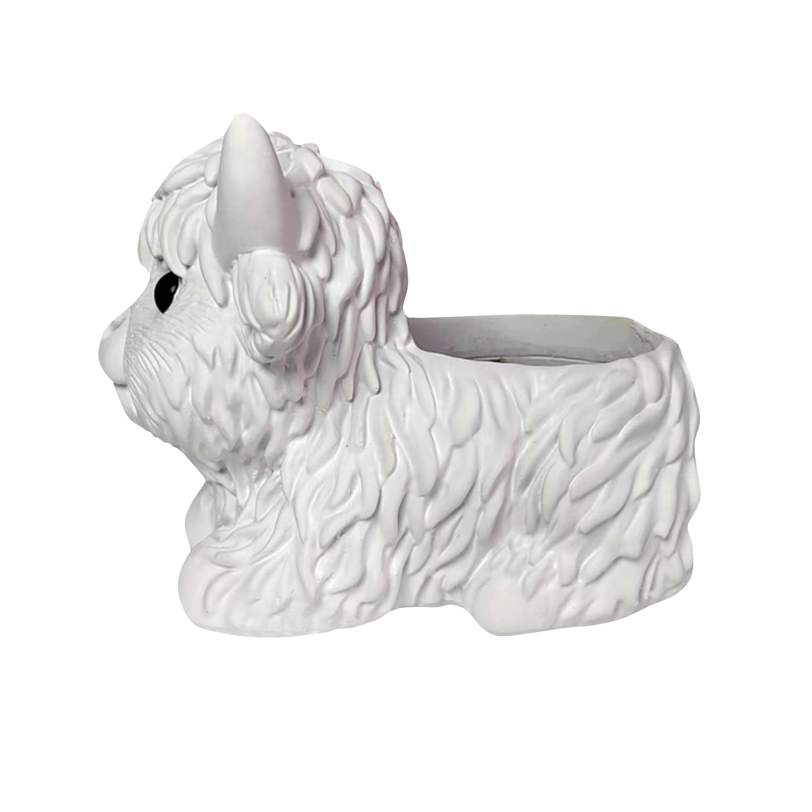 Cute Simulation Cattle Flower Pot Ornaments Planter,Gardening Micro Garden Decoration,Cattle Style Plant Pot,Fun Decorative Garden Pot for Living Room Bedroom Patio