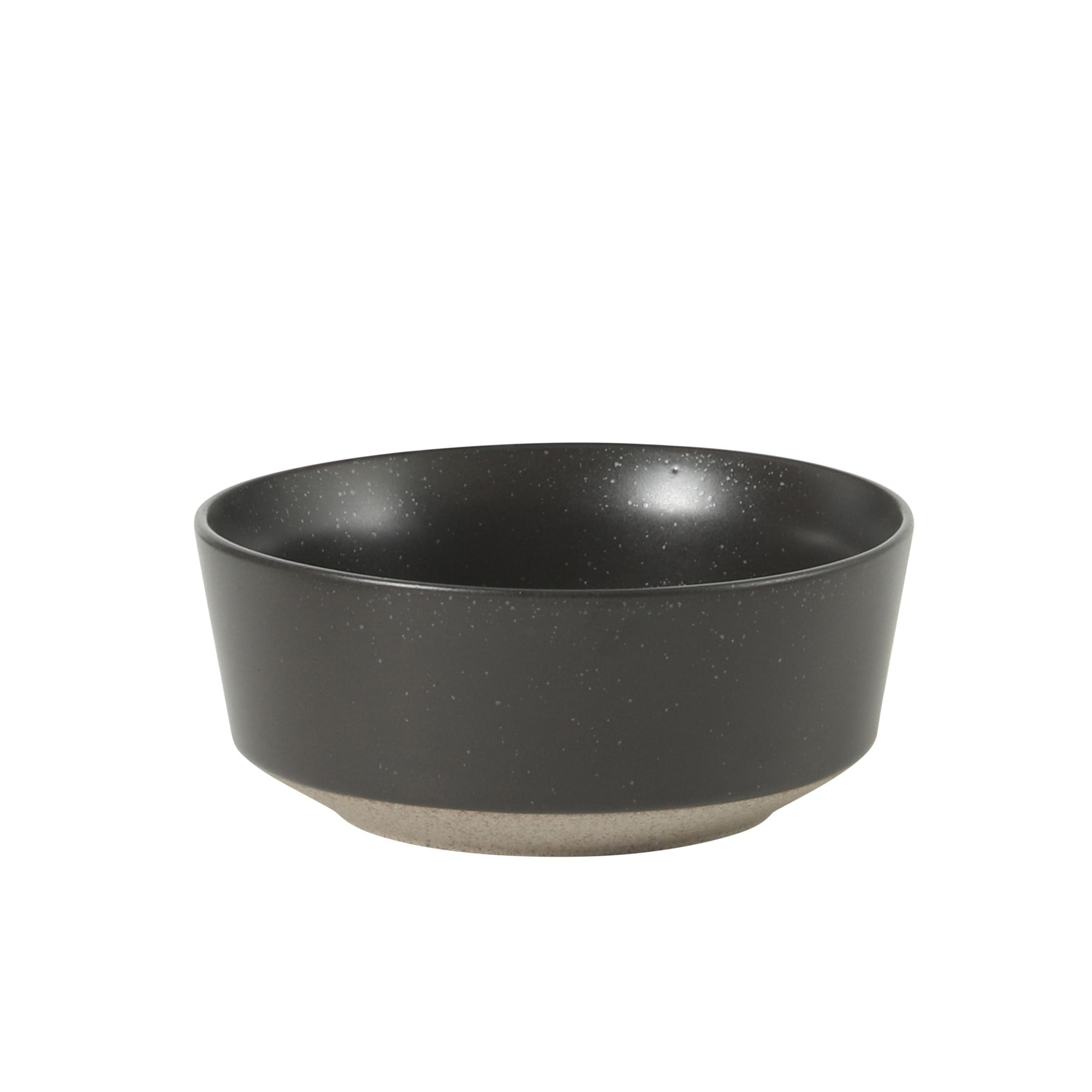 Gibson Elite Overbrook 16-Piece Pottery Clay Stoneware Dinnerware Set – Black Reactive Glaze, Stackable Plates and Bowls W/ Pasta Bowl, Service for 4 – Microwave & Dishwasher Safe