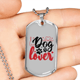 thumbnail image 2 of Stainless Steel or 18k Gold Dog Tag 24" Chain, 2 of 8