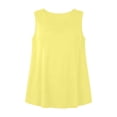 thumbnail image 6 of Eiyaclvo Long Plus Size Tank Tops for Women Sleeveless Shirts Tunics Casual Crew Neck Lightweight Summer Tanks with Pockets, 6 of 6