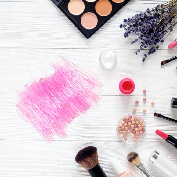 HEALEEP 100Ud Cepillo Separador De Pestañas Rosa Para Maquillaje Diario
