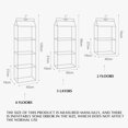 thumbnail image 2 of 2/3/4 Grids Pockets Hanging Bag Transparent Protective Bag Cover For Preventing Bag Abrasion, 2 of 2