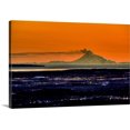 thumbnail image 1 of Great BIG Canvas | "The city of Anchorage Alaska at sunset with Mount Redoubt erupting in the background" Canvas Wall Art - 24x16, 1 of 2