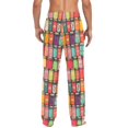 thumbnail image 4 of FORMRS Mens Pajama Pants with Pockets Sleepwear Lounge Bottoms Sizes S-2XL, Beige Jar, 4 of 7