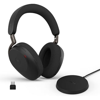 Jabra Evolve2 85 Enhanced UC Wireless Headphones, Link380a, Stereo