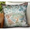 thumbnail image 2 of Plutus 20" x 20" Wild Jungle Animal motif Luxury Outdoor Throw Pillow in Multi, 2 of 2
