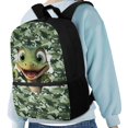 thumbnail image 4 of Uourmeti Dino Breaks Camo Adjustable Padded Straps Comfort Backpack for Work Travel, Adjustable Shoulder Straps Durable Daily Backpack Large Storage Space Daypack, 4 of 6