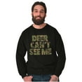 thumbnail image 5 of Deer Can't See Me Camo Hunting Sweatshirt for Men or Women Brisco Brands X, 5 of 6