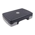 thumbnail image 1 of Step para ejercicios aeróbicos, equipo de fitness, compacto, antideslizante y estable, ideal para entrenamiento de core en interiores, para mujeres y Gris Negro, 1 of 8