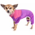 thumbnail image 1 of Pet Life YGHL4PLXL Active Embarker Heathered Performance Survêtement Extensible 4 Directions à Deux Tons - Lavande & Rose, Extra Large, 1 of 1