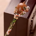 thumbnail image 3 of Horquilla de cloisonné para mujer, estilo retro, diseño de imitación de jade, horquilla antigua, 3 of 6