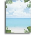 thumbnail image 1 of Tropical Beach Stationery Paper - 80 Sheets, 1 of 1