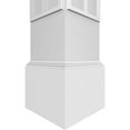 thumbnail image 5 of Ekena Millwork 10"W x 10'H Craftsman Classic Square Non-Tapered Cedar Park Fretwork Column w/ Mission Capital & Mission Base, 5 of 8