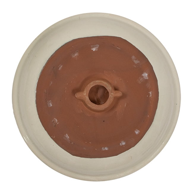Esschert Design USA FB423 Ceramic Bird Bath on Pedestal with Bird, White
