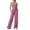 Purple-womens rompers, variant on Dazajoo Casual Halter Jumpsuits for Women One Piece Spaghetti Strap Rompers Summer Sleeveless High Waist Jumpsuit,Gray,XL