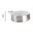 thumbnail image 3 of Taza Plegable Mini Taza con Llavero Retráctil Acero Inoxidable Ahorro Espacio Firme 75ml, 3 of 9