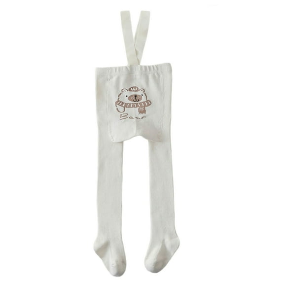 Jesscasday Cartoon Pantyhose Girl Boy Suspender Tights Stockings High Waist Footed Pants Tights for Toddlers Newborns 0-3 Year
