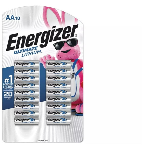 Energizer Batteries Lithium AA Ultime 18 ct.