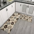 thumbnail image 2 of Paw Print Kitchen Rugs Sets Of 2,Anti Fatigue Kitchen Mat Rugs Non Slip Washable,Decorative Kitchen Floor Mats for Kitchen,Sink,Laundry,17"x30"+17"x47", 2 of 7