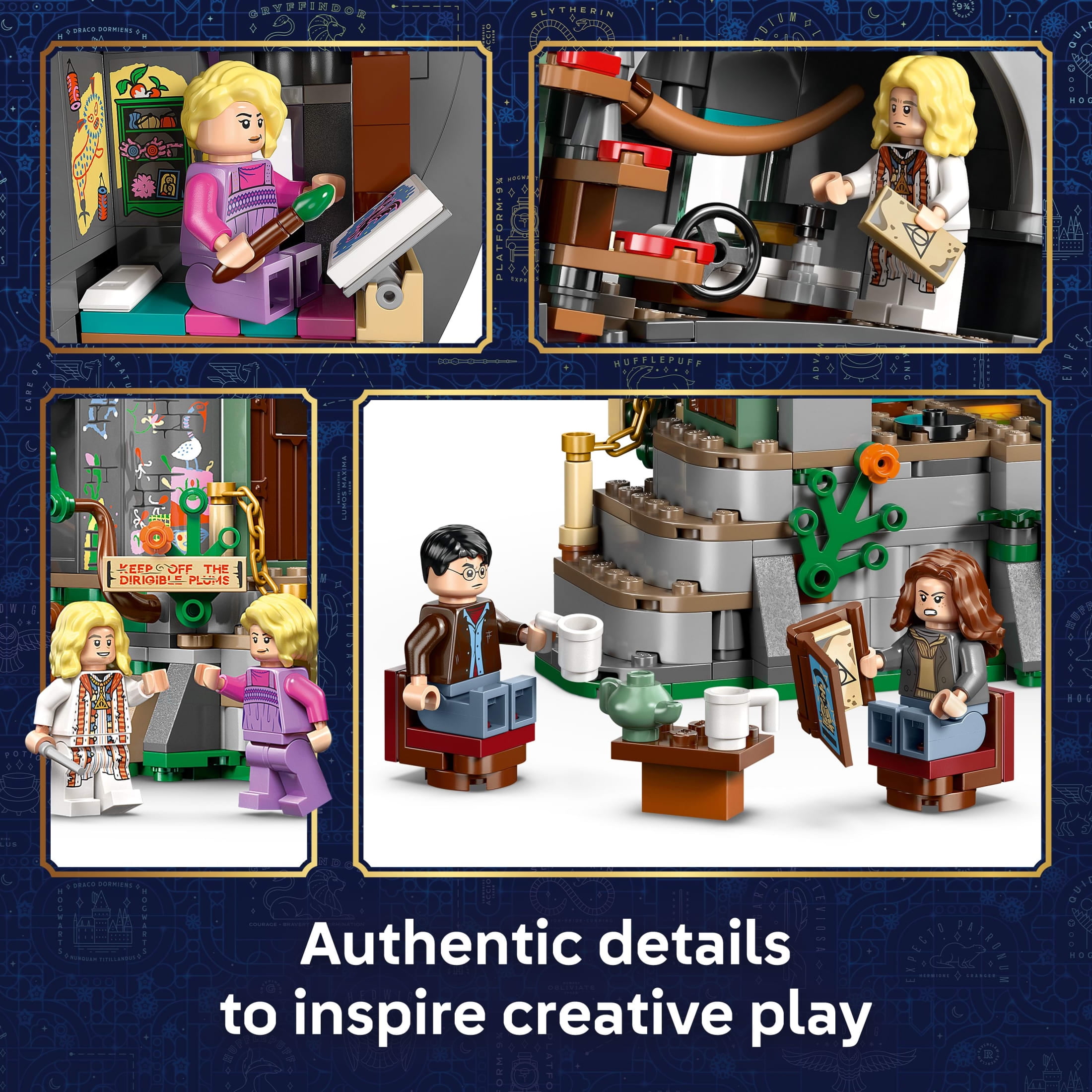 LEGO Harry Potter Luna Lovegood’s House Building Toy for Girls & Boys - Pretend Play & Display Book Shelf or Bedroom Decor for Kids - W/Luna's Hare Patronus - Gift Idea for Birthdays - 76467