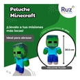 thumbnail image 3 of Peluche Articulado Ruz Minecraft (Zombie 30 cm Verde), 3 of 4