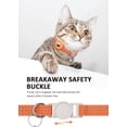 thumbnail image 3 of Collar AirTag para gatos, collar reflectante para gatitos, collar desmontable para gatos Apple Air Tag, collar GPS para gatos con soporte para AirTag y cascabel (naranja) (naranja), 3 of 5