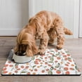 thumbnail image 2 of Dog Food Mat with Cute Strawberry Lover Pattern, Absorbent Waterproof Pet Feeding Mat, Non-Slip, Quick Dry, Easy Clean Mat Perfect for Dogs and Cats, 2 of 7