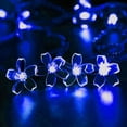thumbnail image 1 of Cadena de luces JACUXLSS, 33 pies, 100 LED, color azul, flor de cerezo, 1 of 9