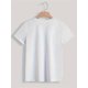 thumbnail image 2 of Santorini Print Crew Neck T-shirt, Short Sleeve Casual Top For Summer & Spring, Women's Clothing, 2 of 6