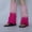 Hot Pink, variant on Fuzzy Leg Warmer Boot Cuffs Cute Boot Socks Fuzzy Leg Warmers Y2k Boot Cuff Socks Fluffy Leg Warmers Y2k Fluffy Leg Warmers Red One Size