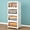 White, variant on 4 Tier Stackable Plastic Storage Bins with Lid and Wheels - 23 QT Closet Organizers and Storage, Foldable Storage Containers, Organization and Storage Boxes for Craft, Home, Pantry, Office, Dorm